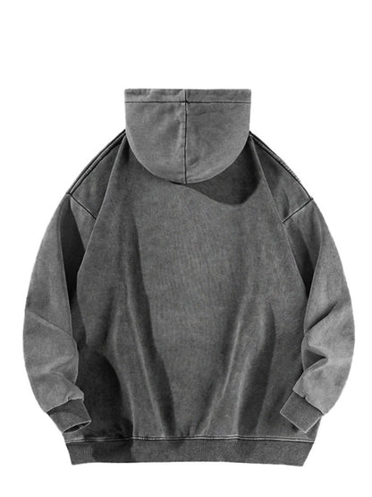 Washing The Hood Distressed Sweatshirt