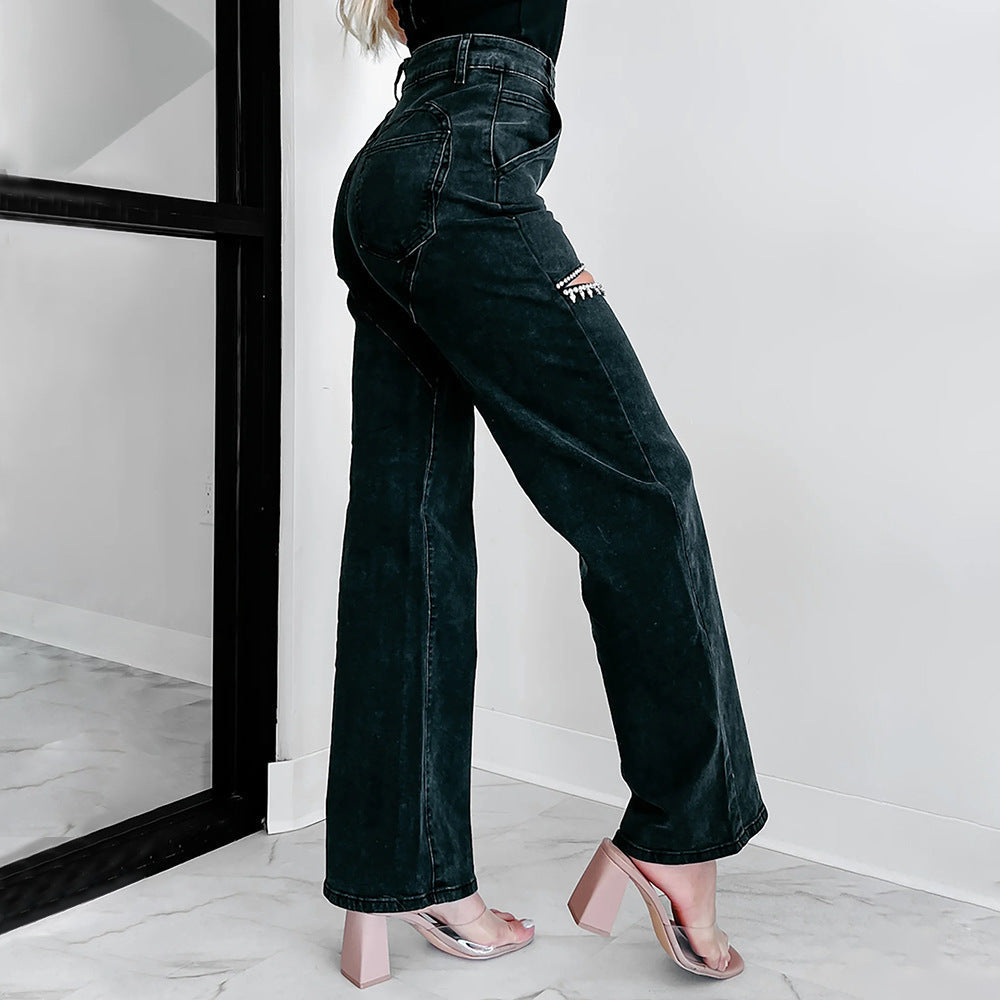 Denim Dazzle Jeans - Black