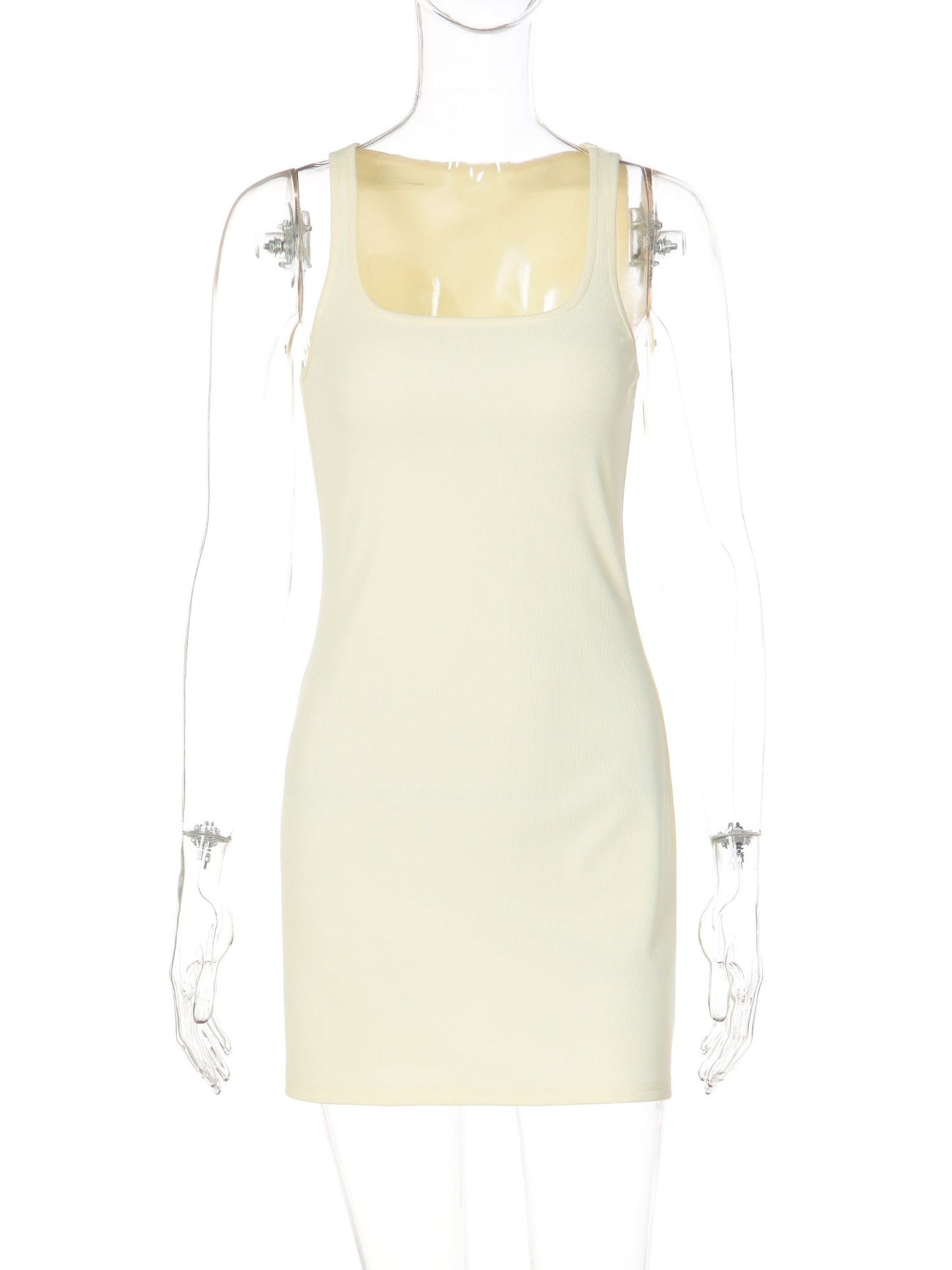 Slim Fit Hip Body Camisoles Mini&Short Dresses