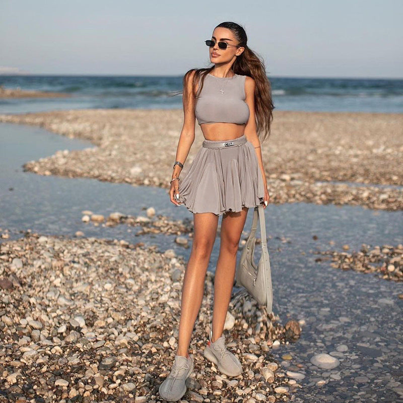 Santa Fe Co-ord-Grey