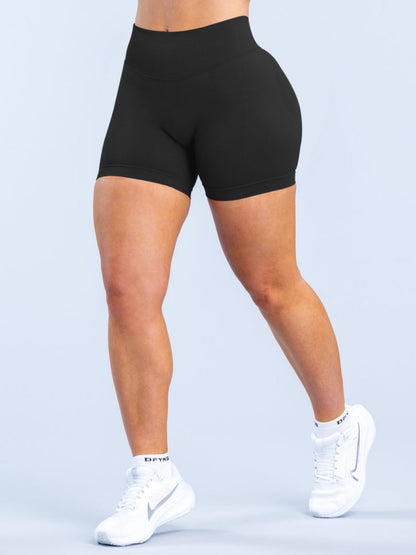 High-waisted, Tummy-flattening, And Butt-lifting Yoga Shorts