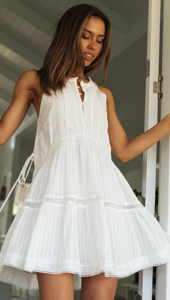 Dreamer Mini Dress - White