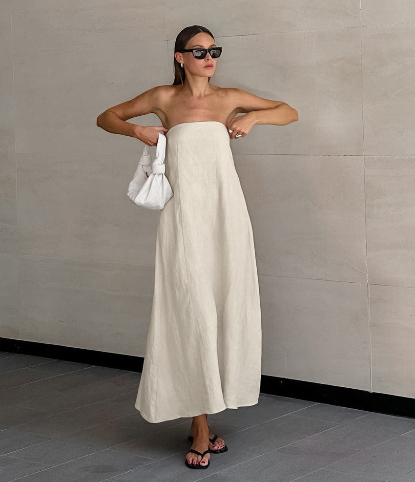 Martina Maxi Dress - Beige