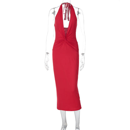 Malawi Maxi Dress - Red