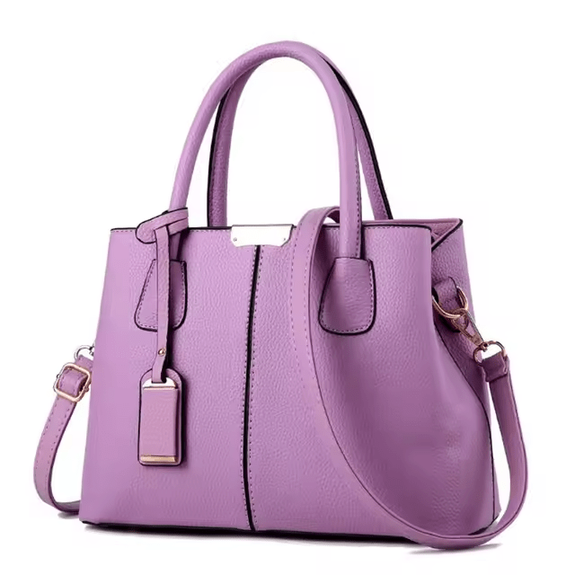Maison Structured Leather Tote Bag | Dual Carry Design