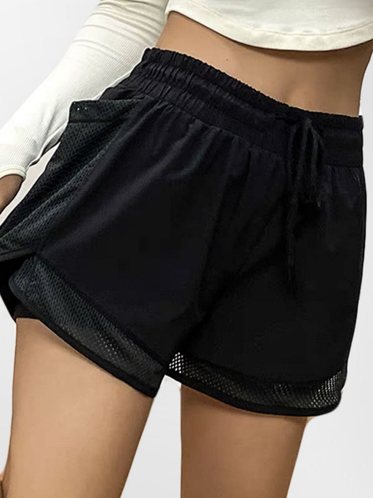 Pocket Quick-drying And Breathable Anti-exposure Exercise Yoga Shorts