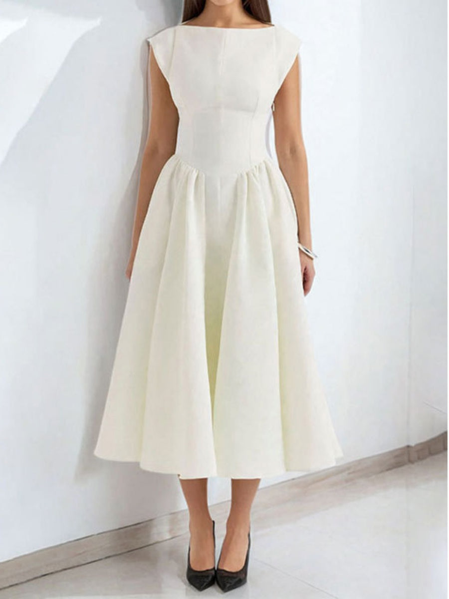 Sexy Big Backless Big A Pendulum Temperament Maxi Dresses