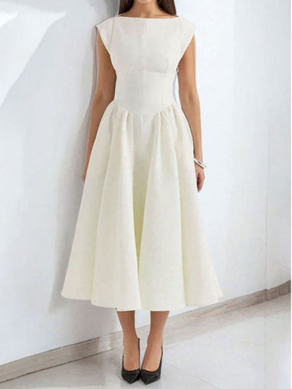 Sexy Big Backless Big A Pendulum Temperament Maxi Dresses