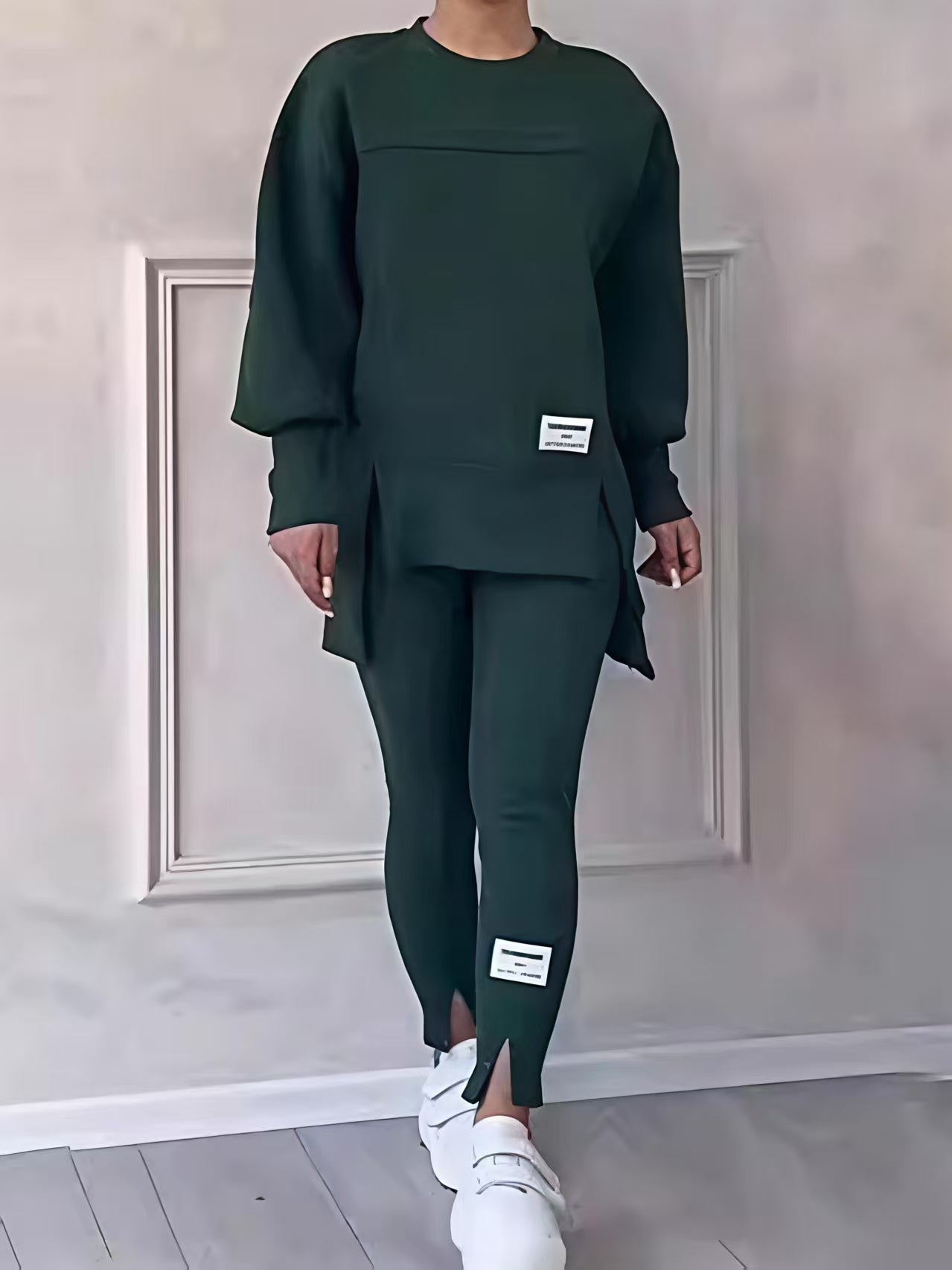Sweatshirts Pants Sports Leisure 2-piece Sets