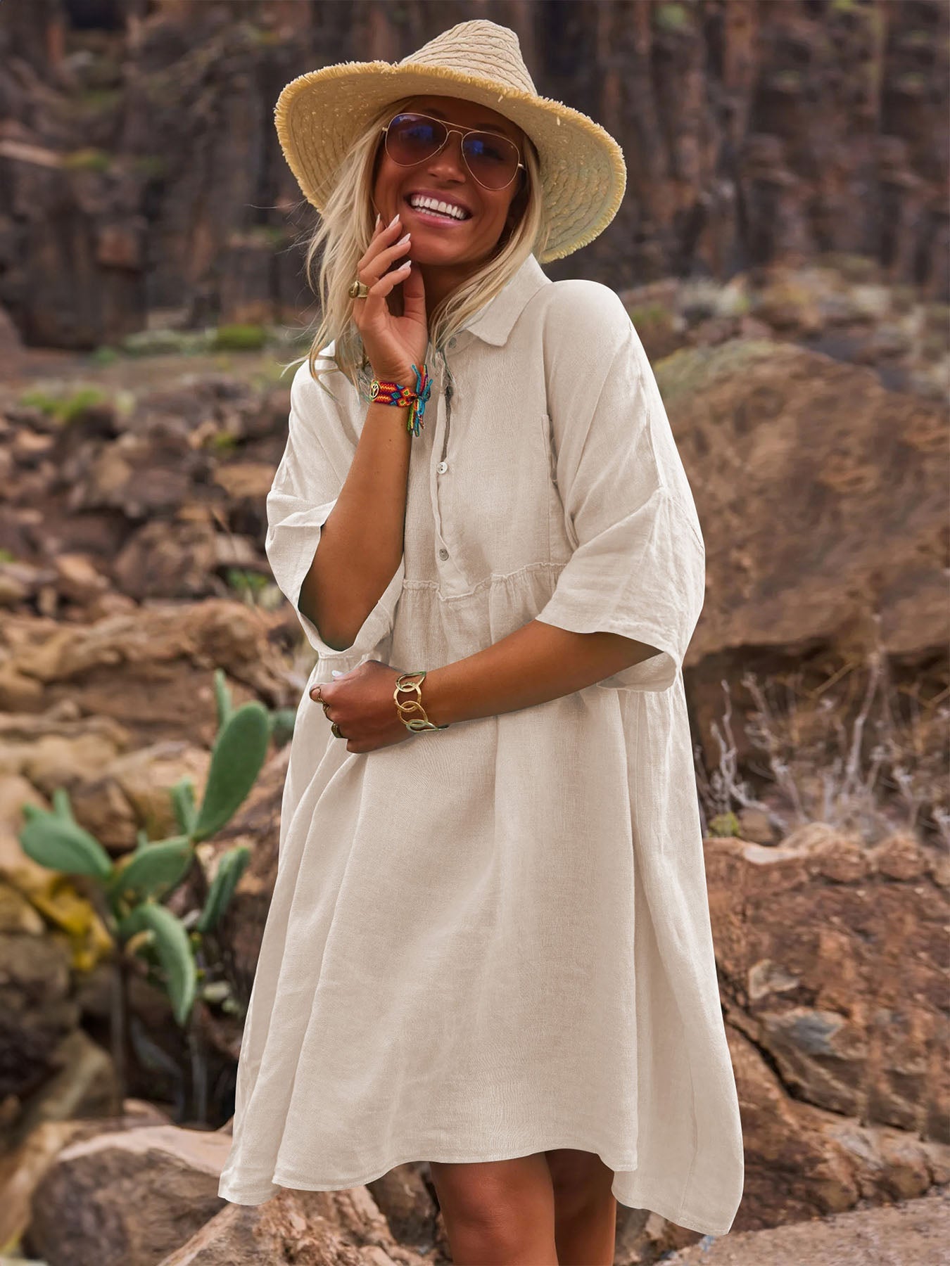 Polo Loose Dress