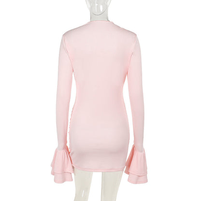 Elysian Mini Dress - Pink