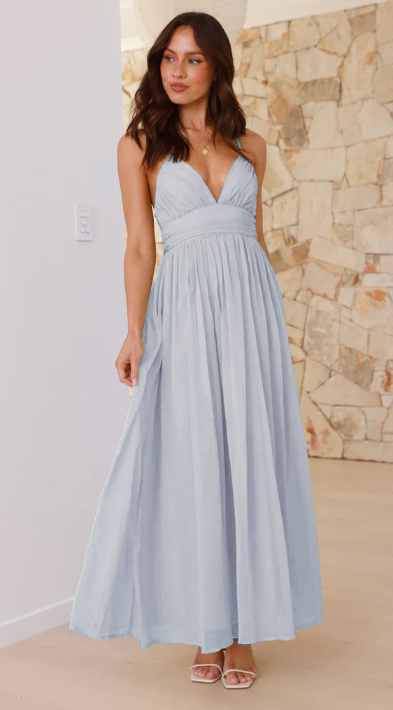 Croft Dress - Blue