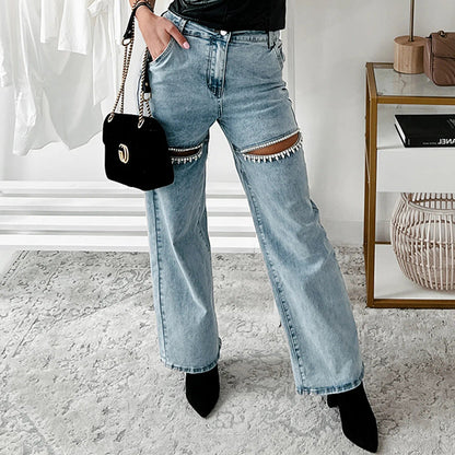 Denim Dazzle Jeans - Blue