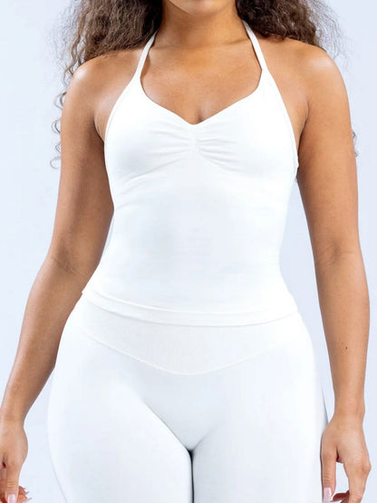 Seamless With Breast Pads Beautiful Back Fitness Exercise Yoga Tank Top