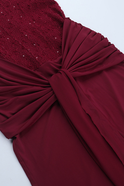 Strapless Slim-Fit Evening Dress