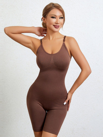 Seamless Abdominal Tightening, Buttock Lifting, And Waist Slimming Overalls And Boxer Shorts Shapewear