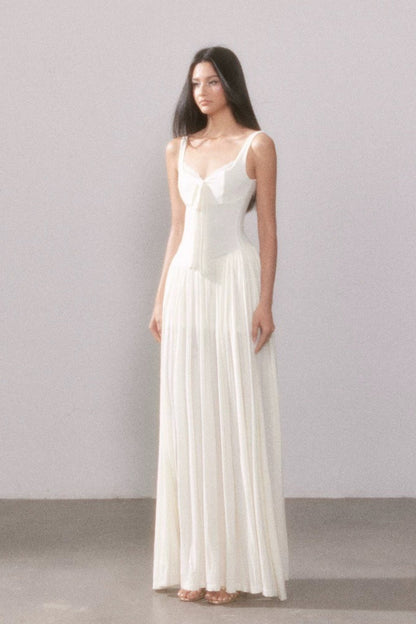 | Lace Knit Maxi Dress