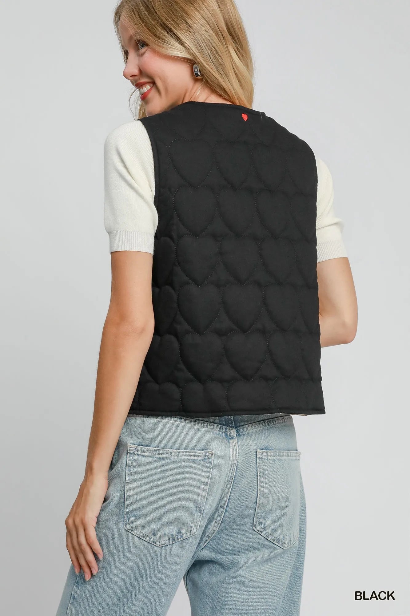 Quilted Tie-Front Vest