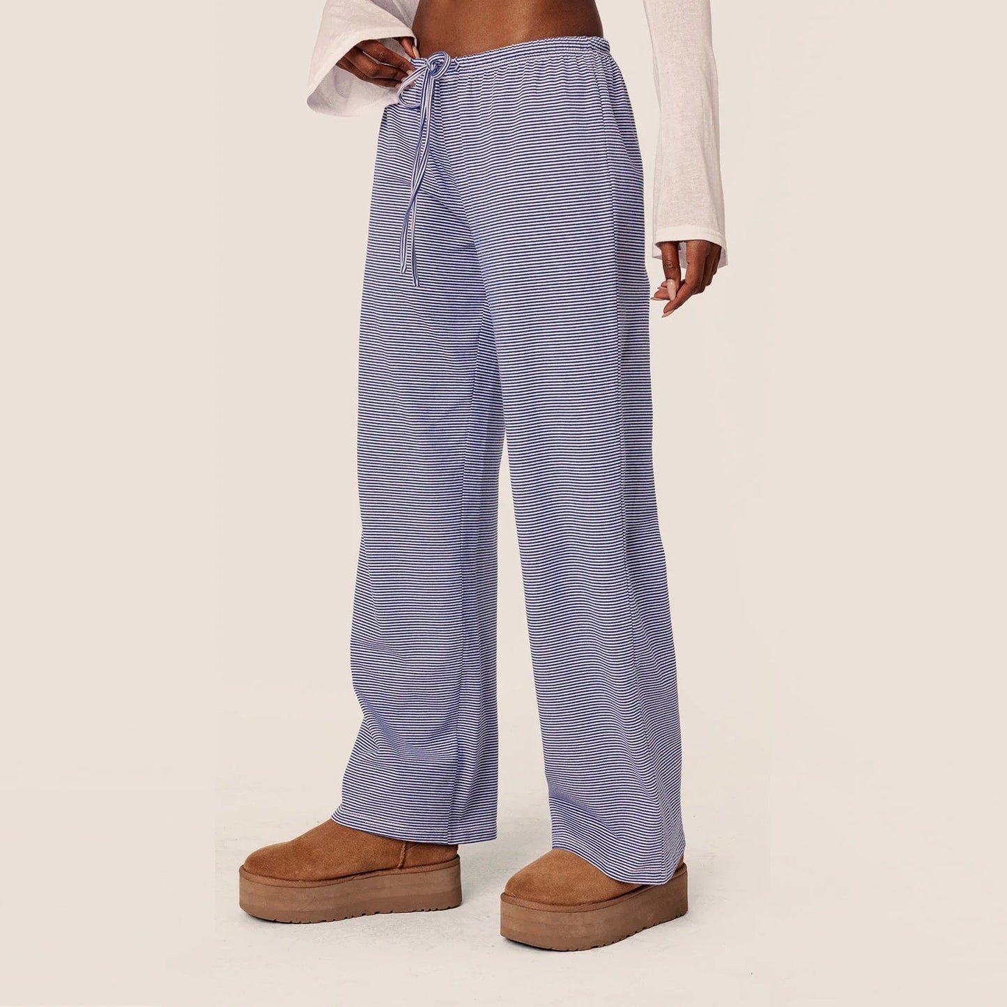 Striped Drawstring Pajama Pant