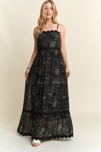 Noir Garden Dress