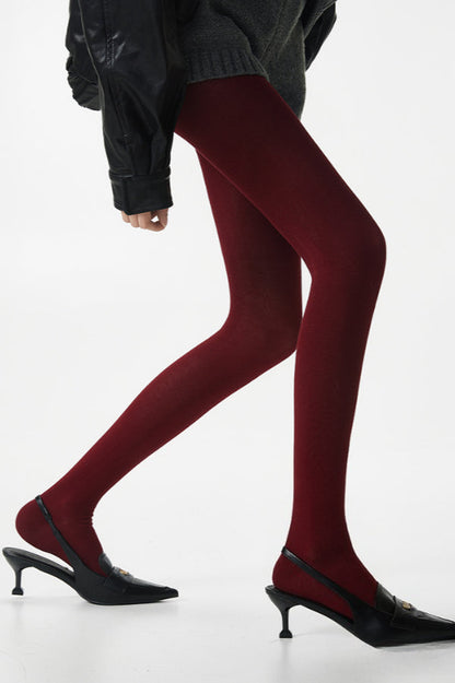 High Waist Knit Moisture Wicking Compression Tights