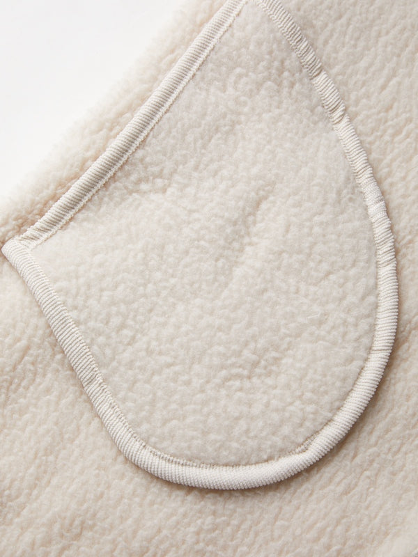 Lambswool Hooded Loose Jacket