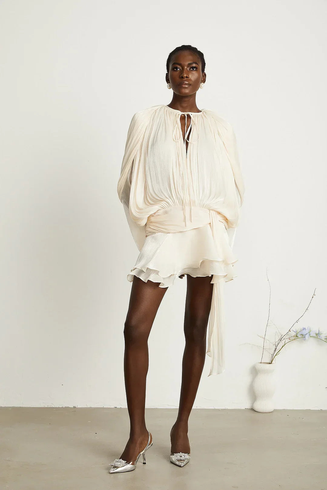 Nadia Ruffled Mini Dress