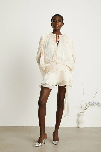 Nadia Ruffled Mini Dress