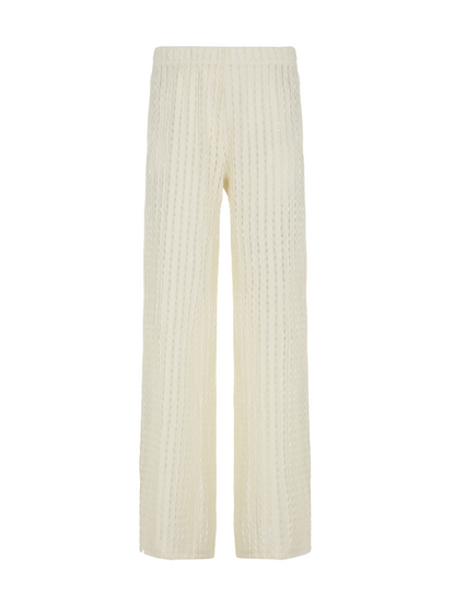 Carlota Lace Knit Casual Pants