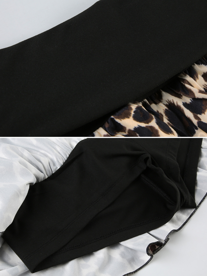 Zivah Leopard Mini Skirt