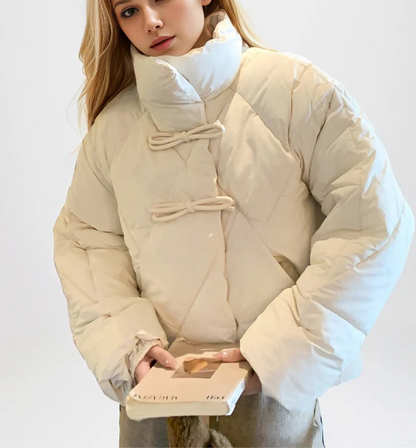 Queen Bow Puffer Jacket