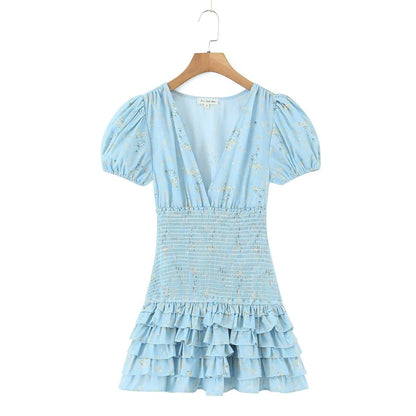 Andrea V Neck Mini Dress