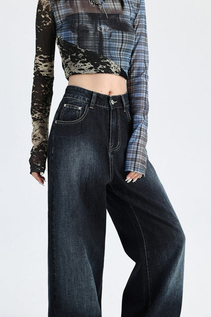Relaxed Fit Floor Length Jeans