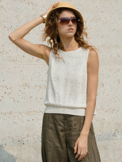 Soft And Cozy Fine Wool Basic Solid Color T-shirt