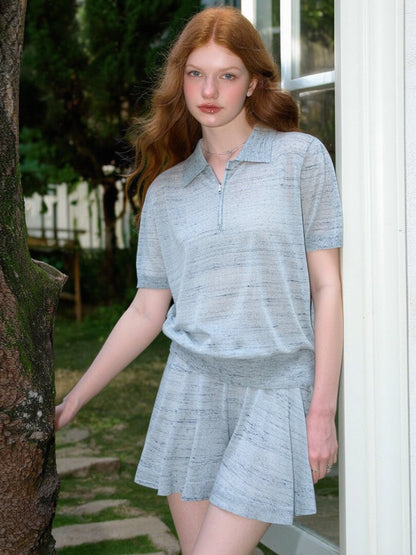 Soft And Cozy Fine Wool Basic Solid Color T-shirt