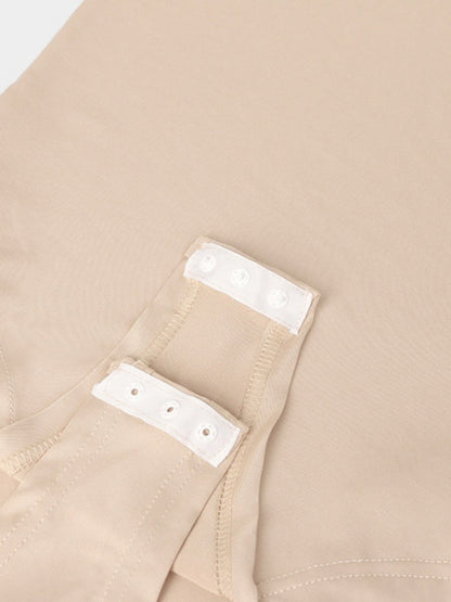 Slim Fit U-neck Long Sleeve Slimming Bodysuit