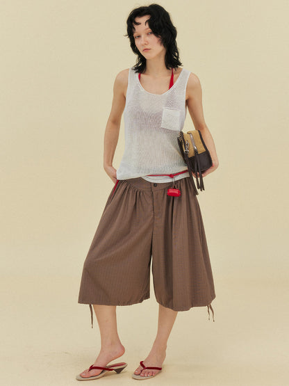 Solid Color Simple Tank Top