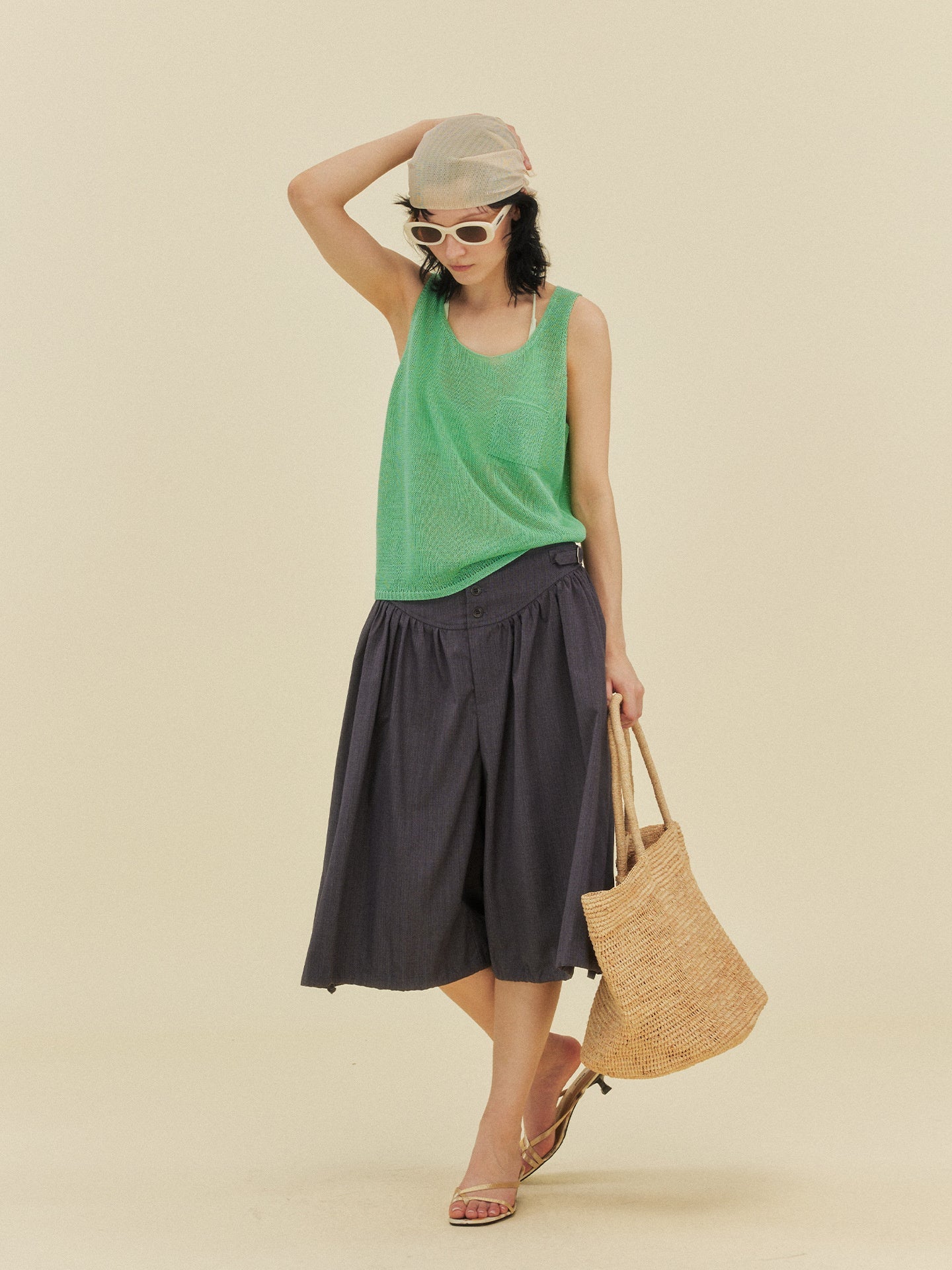 Solid Color Simple Tank Top