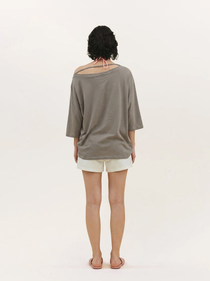 Creative Asymmetrical Print Top