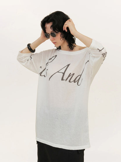 Creative Asymmetrical Print Top