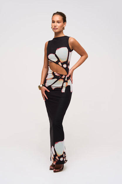 Eclipse Mirage Cutout Maxi Dress