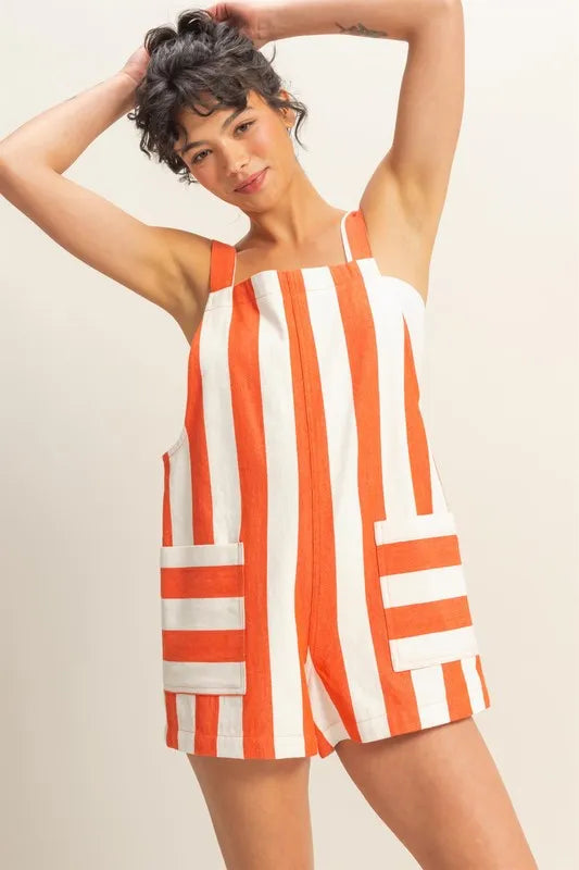 Orange Blossom Romper