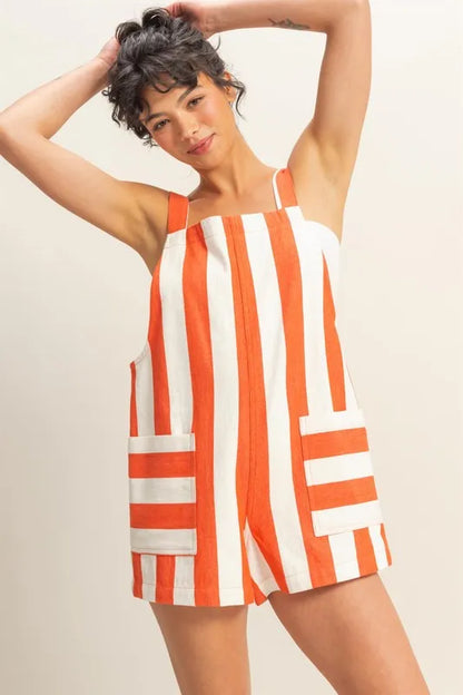Orange Blossom Romper