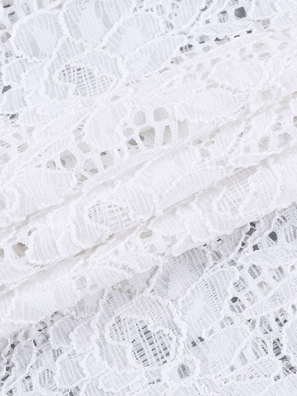 Lace Fungus Strap Tie Up Cami Top