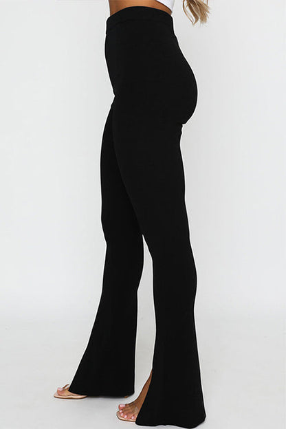Margovil High Rise Slit Bell Bottoms Skinny Pants