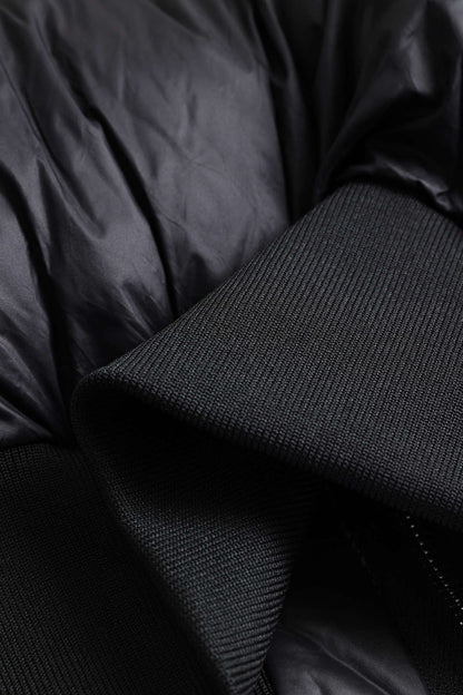 Padded Zipper Cropped Puffer