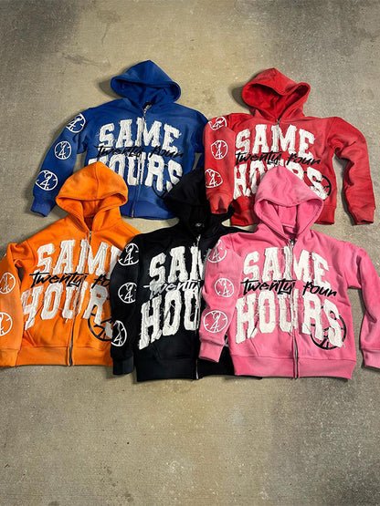 Printed Oversized Hoodie