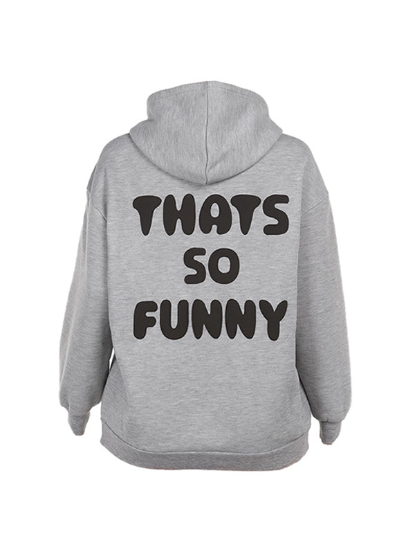 Letter Oversized Hoodie