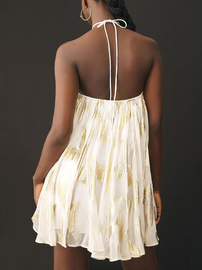 Shimmering-Sequin-Halter-Dress