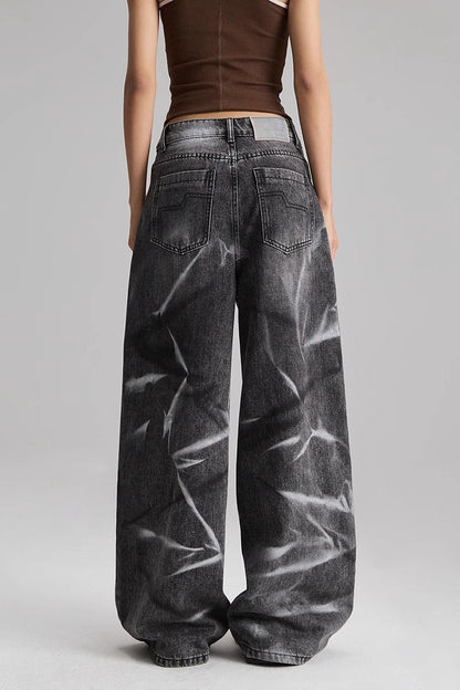 Loose Fit Straight Denim Jeans